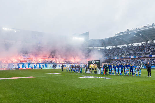 Malmö FFs och IFK Göteborgs spelare