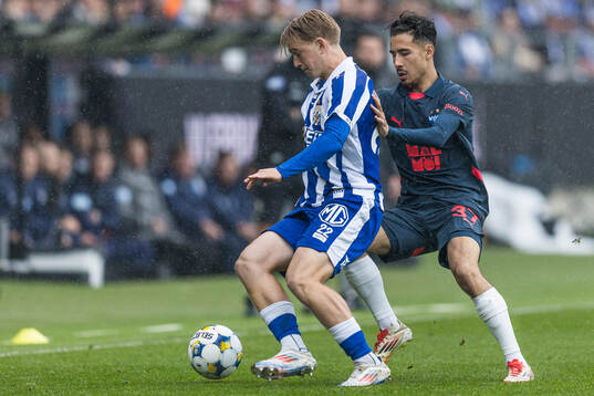 IFK Göteborgs Noah Tolf och Malmö FFs Adrian Skogmar