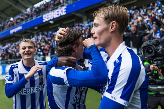 IFK Göteborgs Kolbeinn Thordarson jublar