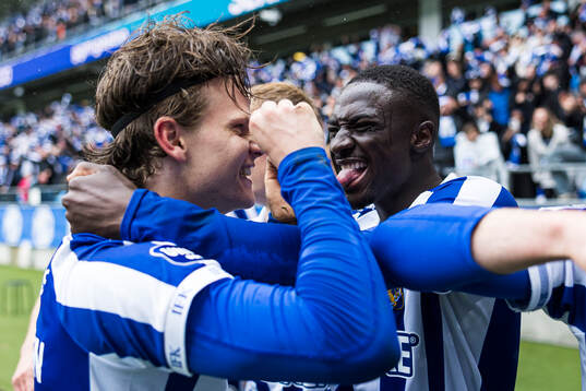 IFK Göteborgs Kolbeinn Thordarson jublar