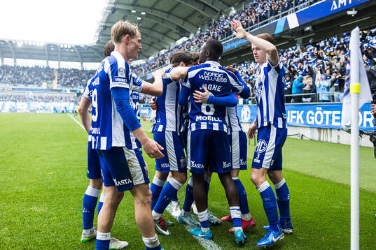 IFK Göteborgs Kolbeinn Thordarson jublar
