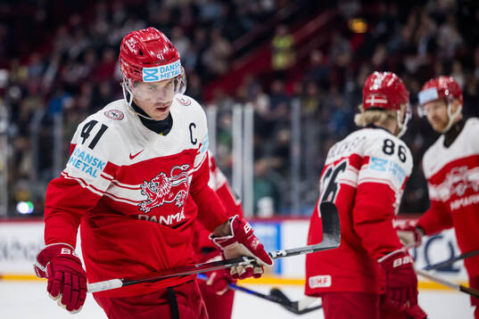Jesper Jensen Aabo of Denmark looks dejected