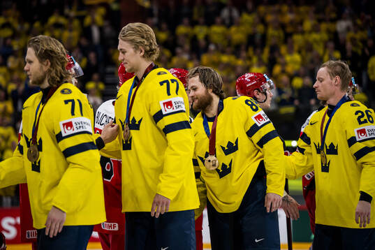 William Karlsson, Simon Edvinsson, William Nylander, and