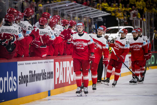 Nick Olesen of Denmark celebrates