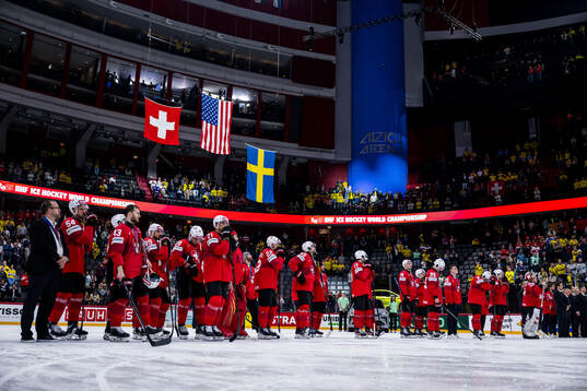 Players of Switzerland look dejected