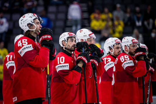 Andres Ambuhl of Switzerland looks dejected