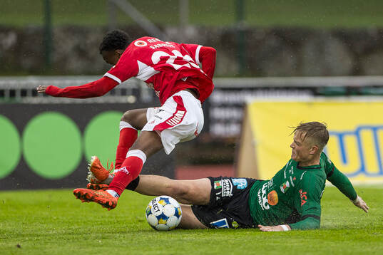 Kalmars Abdi Sabriye och Varbergs Edvin Tellgren