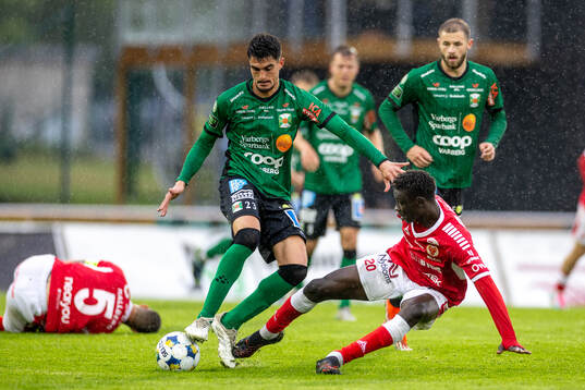 Varbergs Marc Ante Tokich och Kalmars Gibril Sosseh
