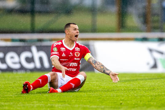Kalmars Melker Hallberg deppar