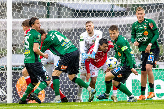 Varbergs målvakt Fredrik Andersson