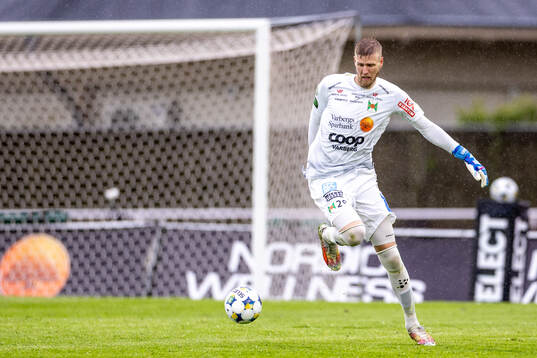 Varbergs målvakt Fredrik Andersson