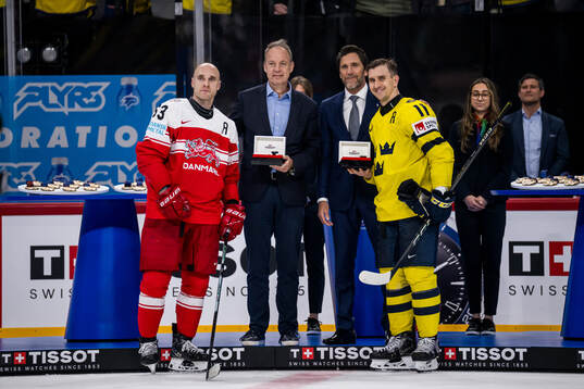 Patrick Russell of Denmark and Mikael Backlund of Sweden