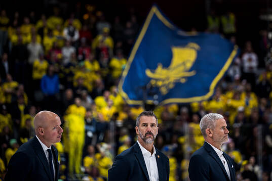 Assistant coach Andreas Lilja and head coach Mikael Gath of