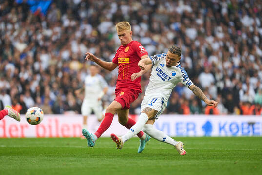 COPENHAGEN, DENMARK - MAY 25: Jordan Larsson of FC