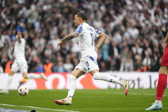 COPENHAGEN, DENMARK - MAY 25: Jordan Larsson of FCK
