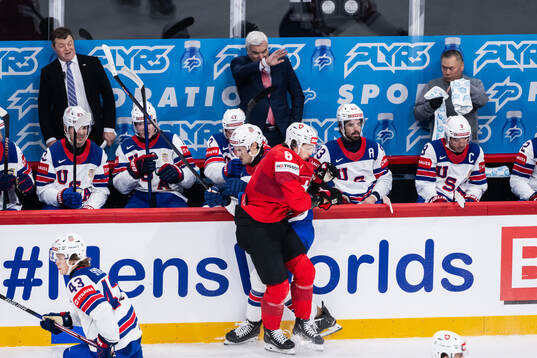 Cutter Gauthier of USA and Simon Knak of Switzerland
