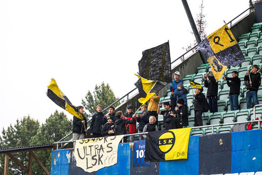 Spectators in the stands