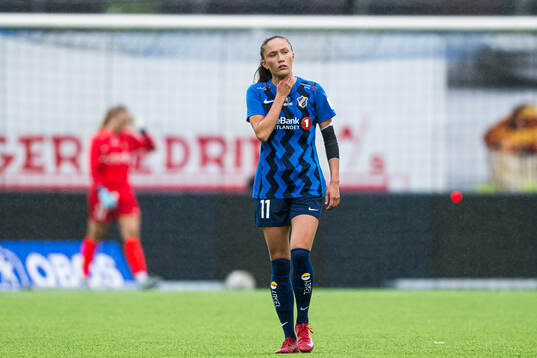 Ida Mortensen Natvik of Stabæk looks dejected