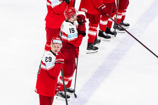 Mikkel Aagaard of Denmark looks dejected