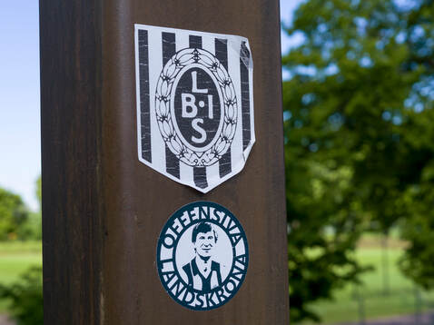 Landskrona BoIS-klistermärken