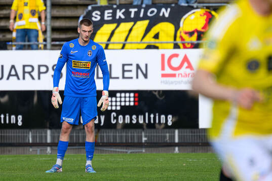 Landskronas målvakt Marcus Pettersson