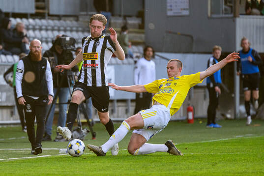 Landskronas Adam Egnell och Falkenbergs Nils Bertilsson