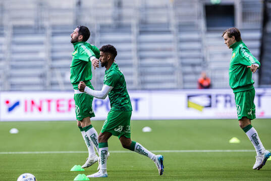 Hammarbys Nahir Besara, Tesfaldet Tekie och Hampus Skoglund