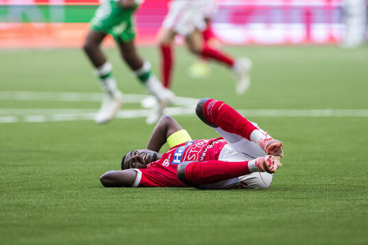 Degerfors Nahom Netabay har ont