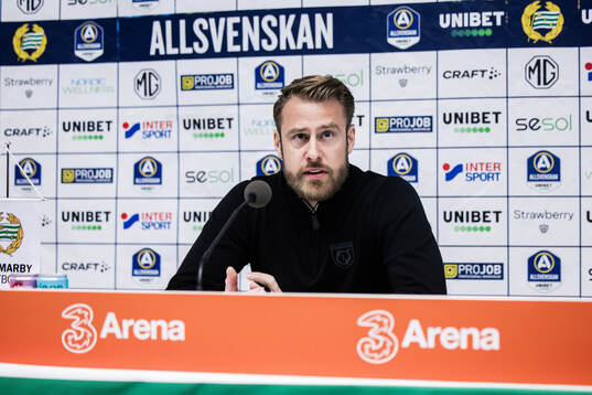 Degerfors tränare William Lundin