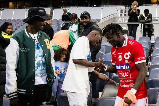 Hammarbys före detta spelare Bazoumana Touré och