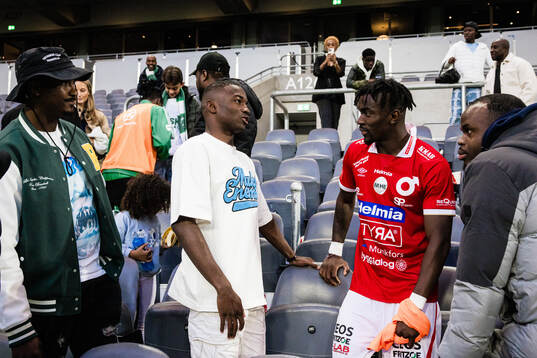 Hammarbys före detta spelare Bazoumana Touré och