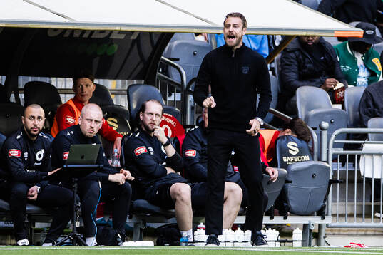 Degerfors tränare William Lundin