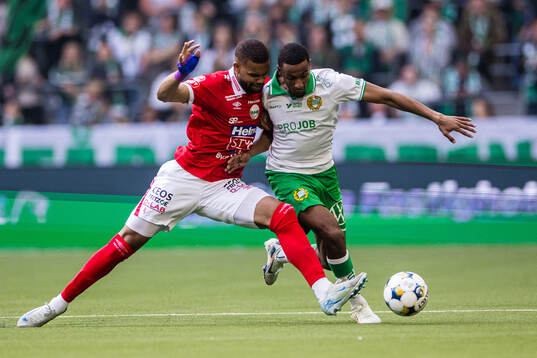 Degerfors Leon Hien och Hammarbys Paulos Abraham