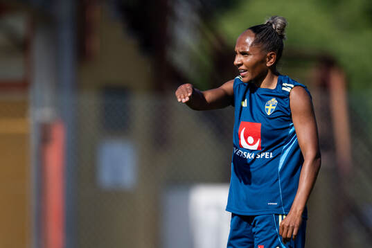 Madelen Janogy of the Swedish women’s national football