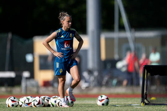 Julia Zigiotti Olme of the Swedish women’s national