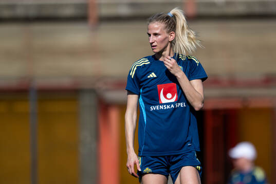 Sofia Jakobsson of the Swedish women’s national football