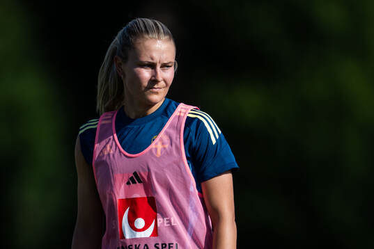 Amanda Nildén of the Swedish women’s national football