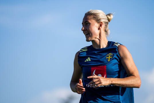 Emma Kullberg of the Swedish women’s national football