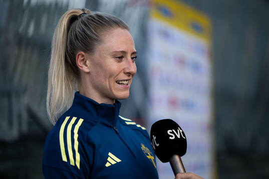 Rebecka Blomqvist of the Swedish women’s national