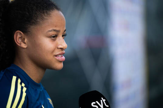 Felicia Schröder of the Swedish women’s national