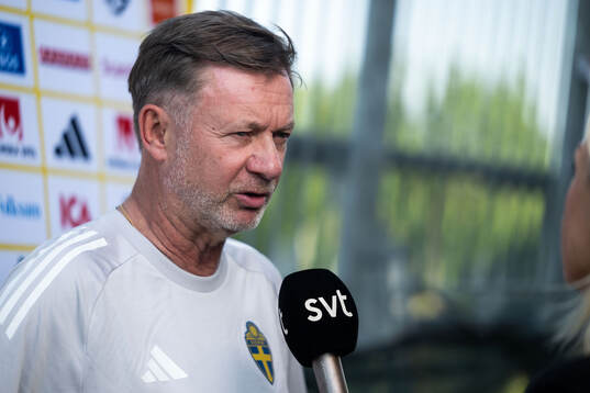 Head coach Peter Gerhardsson of the Swedish women’s