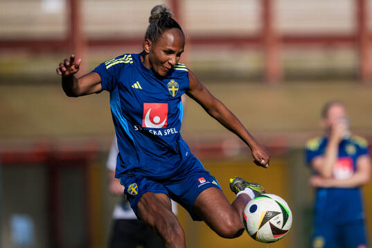Madelen Janogy of the Swedish women’s national football