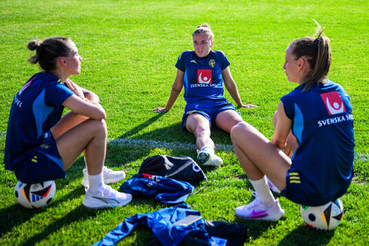 Julia Zigiotti Olme, Nathalie Björn and Filippa Angeldahl