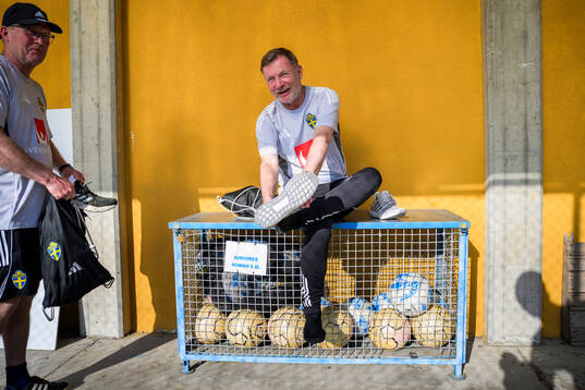 Head coach Peter Gerhardsson of the Swedish women’s