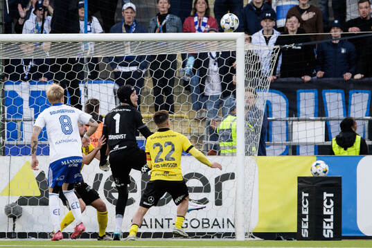 Mjällbys målvakt Noel Törnqvist