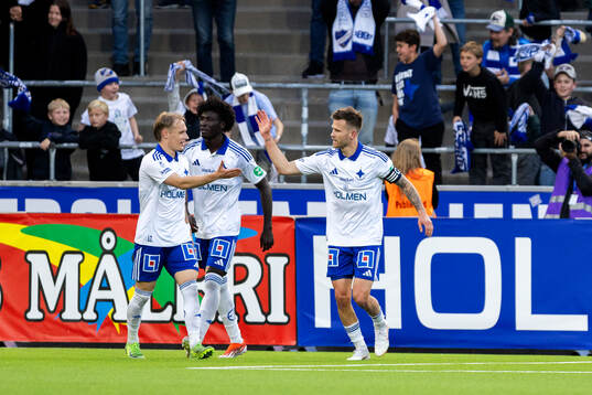 IFK Norrköpings Marcus Baggesen, Kojo Peprah Oppong och