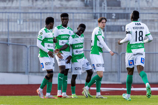 Västerås Aaron Le Forestier Banind Bibout jublar