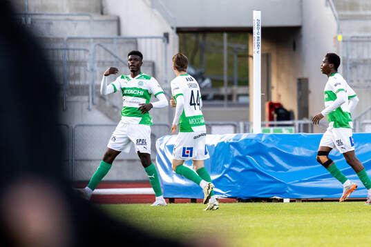 Västerås Aaron Le Forestier Banind Bibout har gjort 1-2