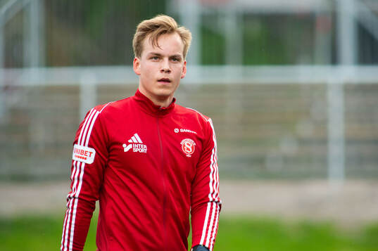 Sandvikens IFs målvakt Hannes Sveijer