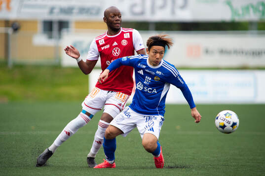 Sandvikens IFs Moonga Simba och GIF Sundsvalls Taiki